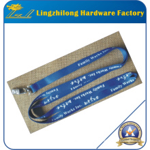 Promoção Personalizada Design Printing Logo Lanyard